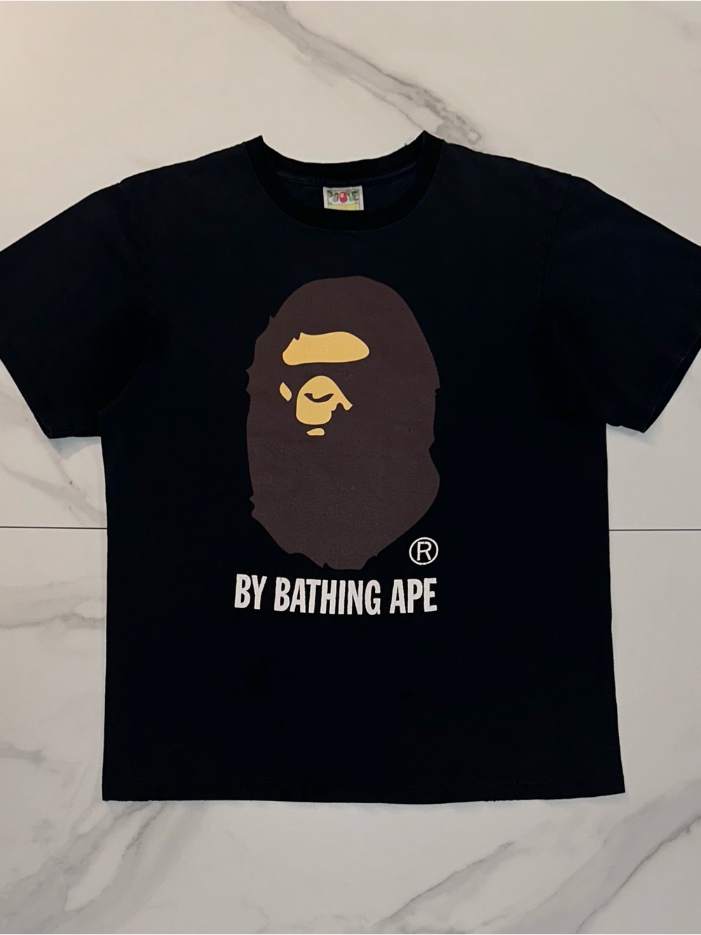 Vintage BAPE By Bathing Ape Tee Black Size Large